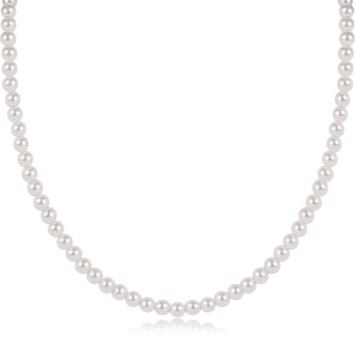 Choker Beaded - Classic Pearl 4mm