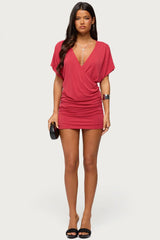 Yaara Wrap Mini Dress