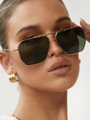 Classic Aviator Metal Frame Sunglasses