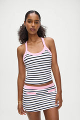 Velma Mini Skirt - Vintage Stripe
