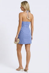 Capri Coast Halter Mini Dress