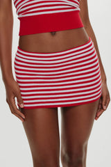 Marialla Knit Mini Skort - South Hampton Stripe
