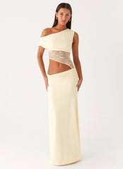 Love Motion Maxi Dress Lemon