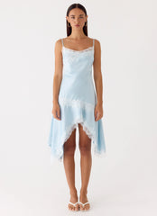 Starla Midi Dress Pale Blue