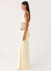Love Motion Maxi Dress Lemon