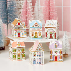 Lenox Spice Village 6-Piece Christmas Spice Jar Set