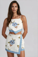 Honey Floral Skort Set